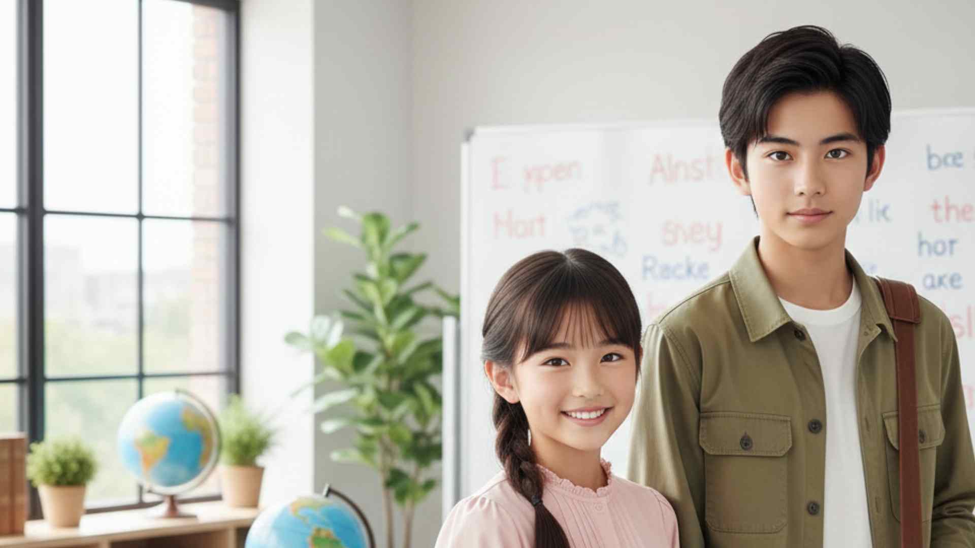 笑顔の生徒たち